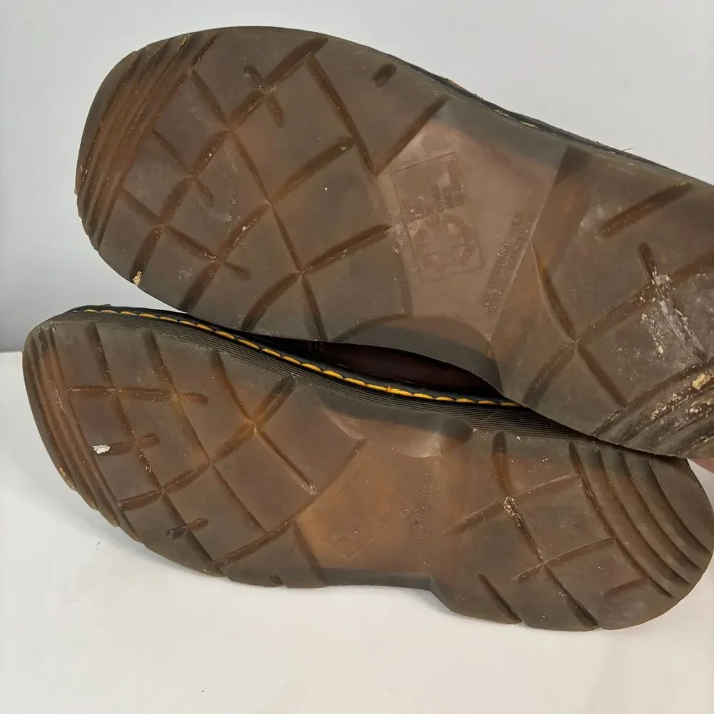 Dr. Martens Men Vintage Leather Shoes Loafer Oxford 8A91 Bowling Peanut Size 9